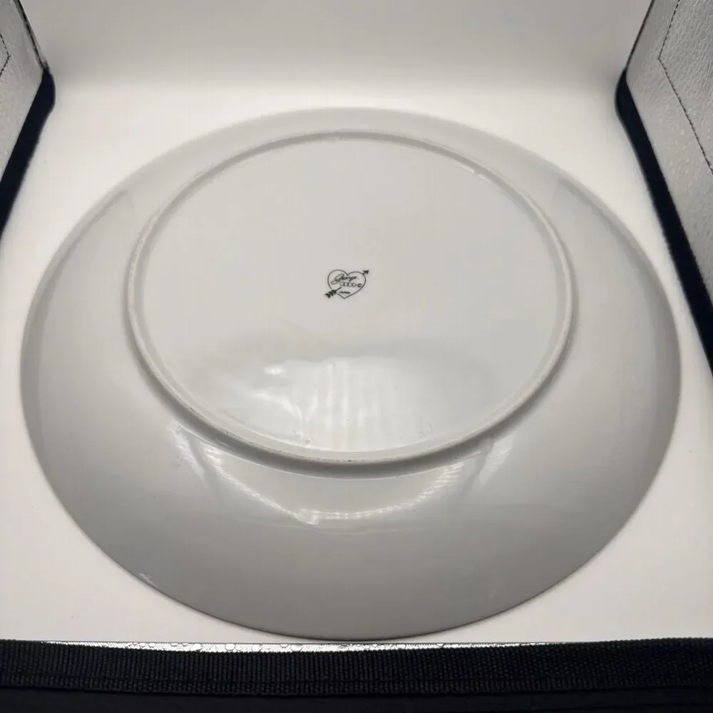 Christmas Goose Plate Vintage George Good Salad Plate Fabritzio, EUC!